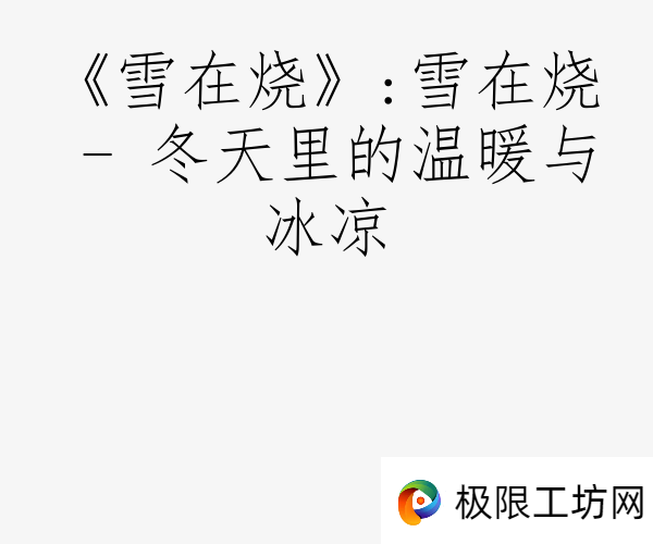 《雪在烧》:雪在烧 - 冬天里的温暖与冰凉